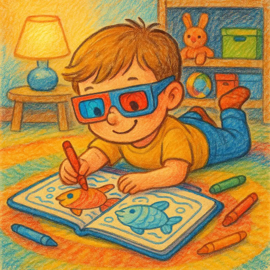 carte-colorat-ochelari 3d-pestisori-hobik