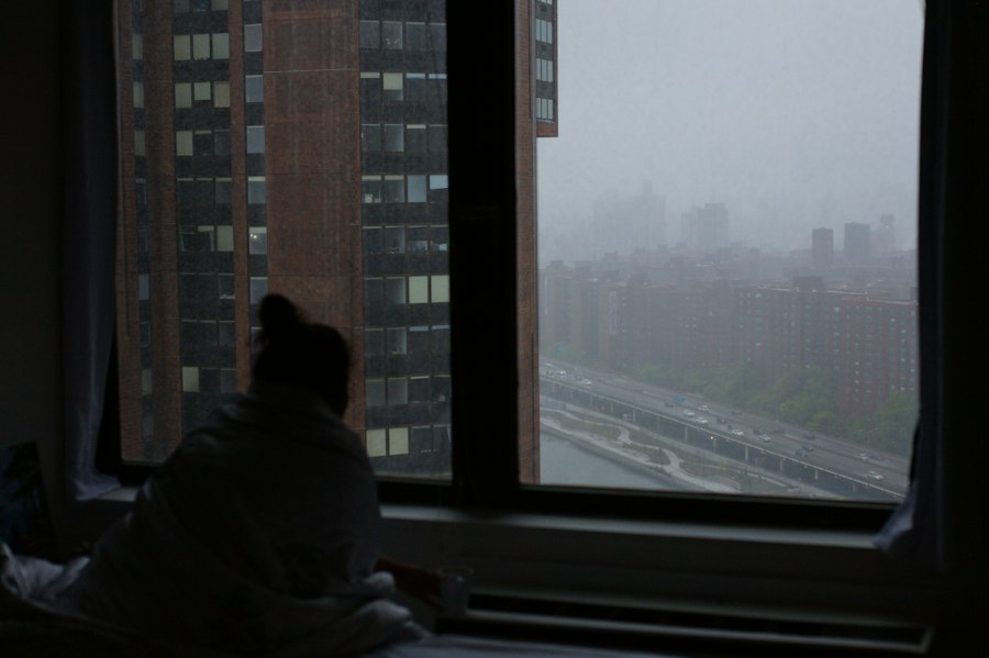 Photo rainy days at home